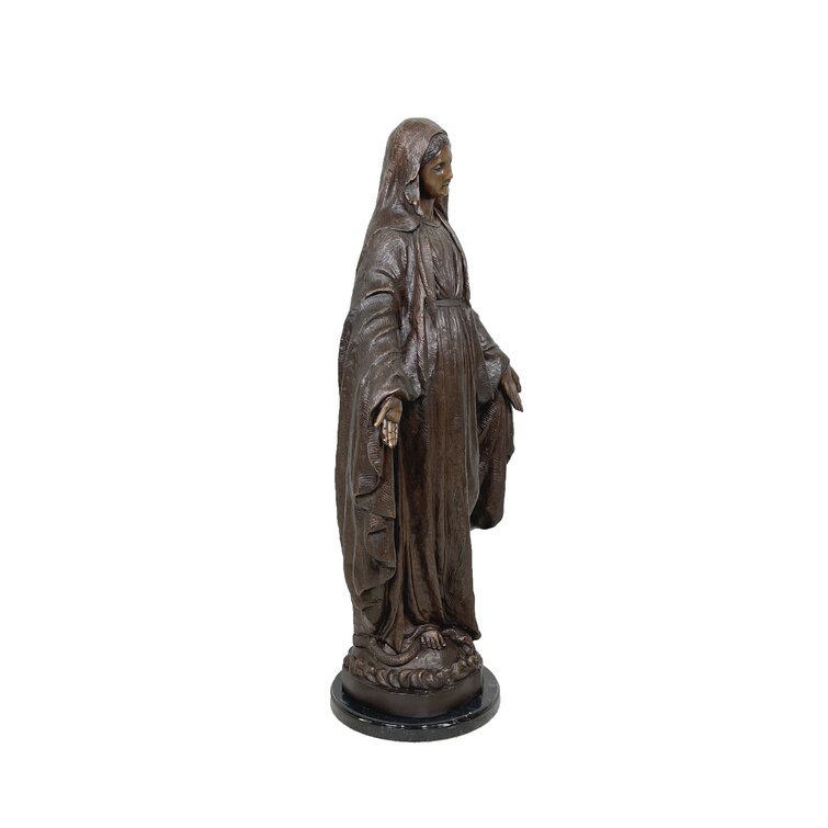 Design Toscano Madonna the Blessed Mother Quality Lost Wax Bronze